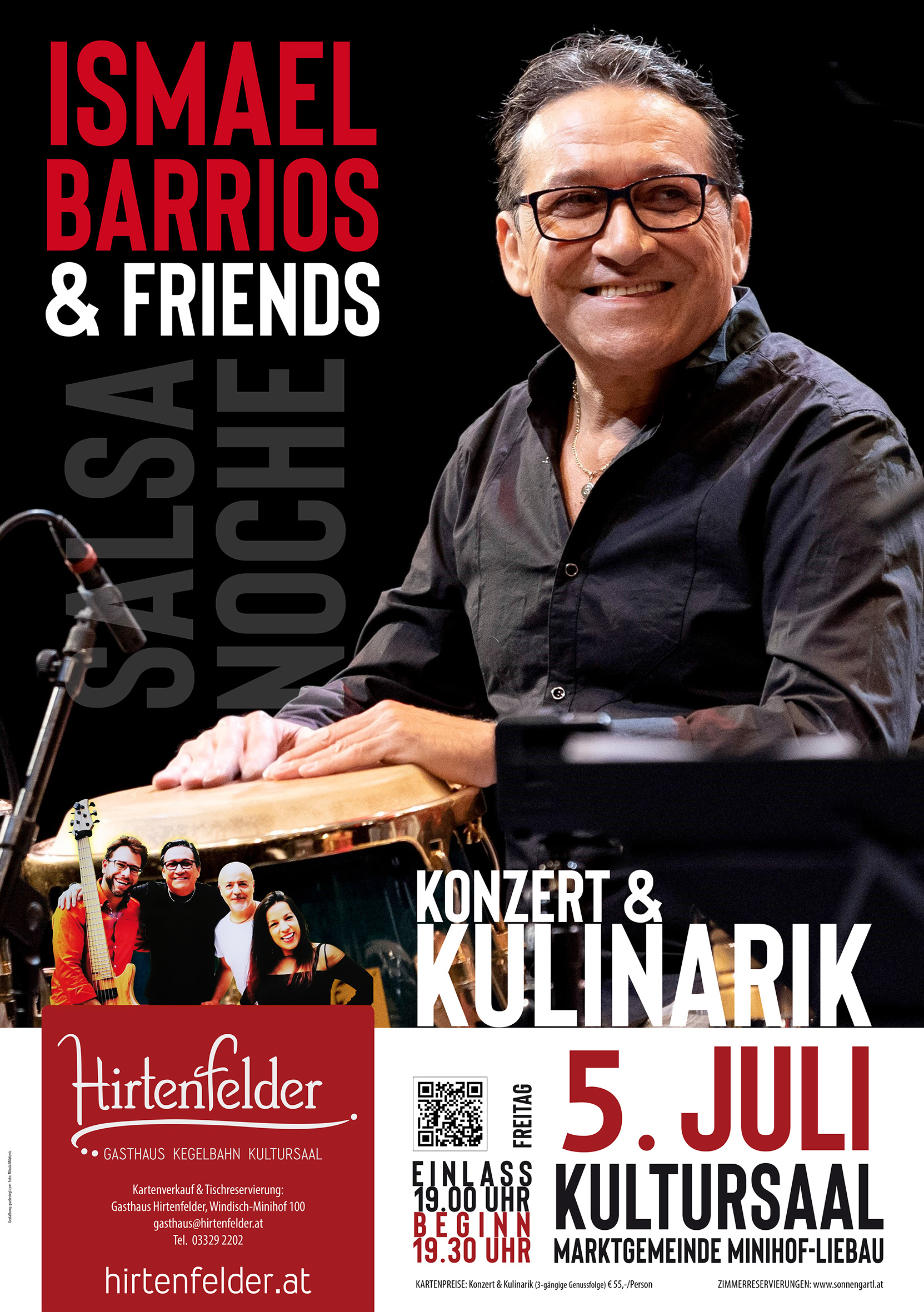 Barrios + Friends _ PosterA2 _ Konzert&Kulinarik_ GH Hirtenfelde